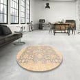 thumbnail image 3 of Ahgly Company Indoor Rectangle Abstract Brown Oriental Area Rugs, 5' x 7', 3 of 6