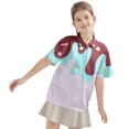 thumbnail image 3 of Zhuashum Chemise pour Garçons Enfants 5-6 Ans Chemise Décontractée Manches Courtes Tenue de Fête Extérieure avec Col Classique Couture Active Douce Rouge Brique, 3 of 7