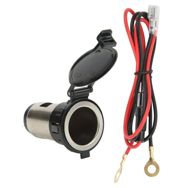 Enchufe para encendedor de cigarrillos, toma de corriente para coche, 12-24V, para automoción, camión, RV, barco, motocicleta Jadeshay A