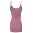 thumbnail image 2 of Essential Basic Women's Basic Casual Long Camisole Cami Top Regular and Plus Sizes, 2 of 4