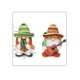 thumbnail image 5 of BR Conjunto de instrumentos musicales navideños mexicanos - Muñeca enana, cactus, pareja sin rostro - 2 piezas, 5 of 5