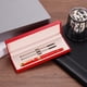thumbnail image 5 of Bolígrafo de tinta negra Uxcell de 12 mm, bolígrafo de metal de negocios con punta de 0.5 mm y caja de regalo roja, profesional, roja, 5 of 5