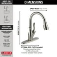 thumbnail image 2 of Delta Leland® Single Handle Pull-Down Kitchen Faucet with ShieldSpray® Technology, 2 of 8