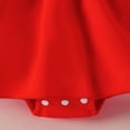 thumbnail image 4 of NIEWTR Robe Dos Nu à Étages à Fleurs pour Tout-Petite Fille Sans Manches Fluide d'Été avec Bandeau (Rouge, 3-6 Mois), 4 of 9