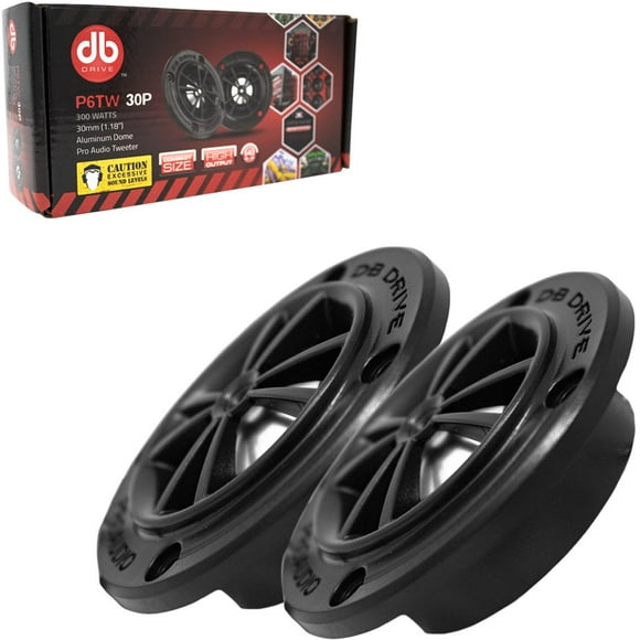 Tweeters de Repuesto DB Drive P6TW 30P 300 Watts 1.18 Pulgadas 4 Ohms DB Drive P6TW30P