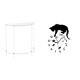 thumbnail image 1 of Mesa Auxiliar De Acrílico Para Decoración De Sala De Estar Con Reloj De Pared De Gato Silencioso, Movimiento Silencioso Para El Hogar, El Comedor, El Baño Y La Escuela., 1 of 8