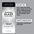 thumbnail image 2 of John Frieda Clear Hair Shine Gloss Treatment, Luminous Glaze, Rich Color, without Frizz, for Men and Women, 6.5 oz ( 3 Pack ), 2 of 5