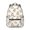 Corgi and Rose, variant on Boston Terrier and Floral Orange Pattern Backpack for School, Cute School Bag with Adjustable Shoulder Straps and Padded Back, 15.3"x11"x7.1"