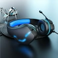 thumbnail image 3 of tredstone Game Headset Gaming Supplies Mic Earphone Fine Workmanship Over Ear Headsets Black red, 3 of 6