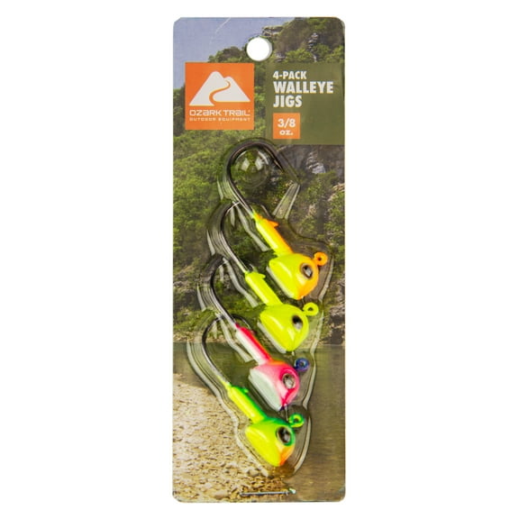 Ozark Trail Walleye Fishing Jig Heads 3/8 oz