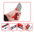 Coax Cable Crimper Kit Tool for RG6 RG59, Coaxial Compression Tool