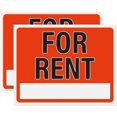 thumbnail image 1 of xianyou-For Rent Sign 14x11, Plastic Sign for Home, Office, Rental, Commercial Propety, Waterproof Plastic (Pack of 2), 1 of 4
