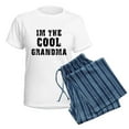 thumbnail image 5 of CafePress - I'm The Cool Grandma Women's Light Pajamas - Women's Short Sleeve Print T-Shirt and Pants Light Cotton Pajama Set, 5 of 7