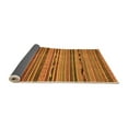 thumbnail image 2 of Ahgly Company Indoor Rectangle Abstract Orange Modern Area Rugs, 2' x 4', 2 of 4