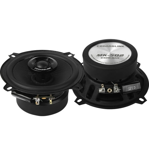 CedarsLink MK-502 5.25" 4 OHM 240 Watts 2-Way Coaxial Speaker Pair