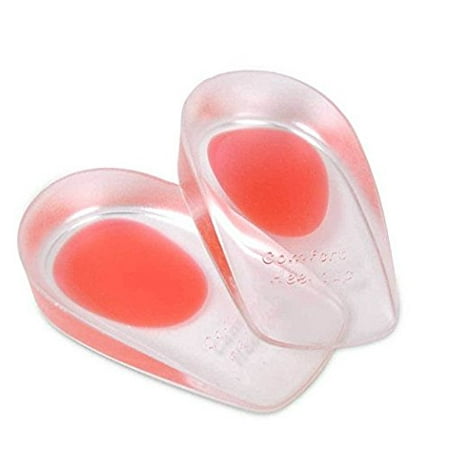 Supreme comfort silicone gel insole pads. Protect your heels and decrease pain from sore and bruised feet. Best foot relief. 3 Pack - Fits all shoe (Best Comfort Shoes For Bunions)