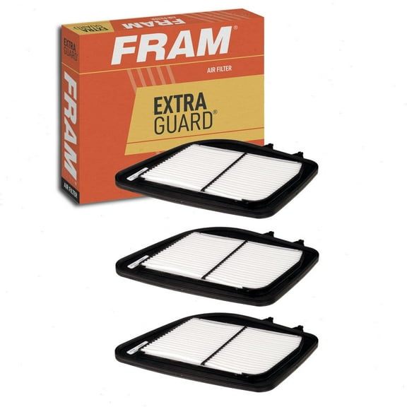 3 pc FRAM CA9953 Extra Guard Air Filters for 6663 AF1237 CF-54 FCAF1803P LA1609 PC-1033 VCA-1096 Intake Inlet Manifold Fuel Delivery Filters