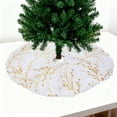 thumbnail image 4 of lajdalh 2Pcs Christmas Tree Plush Skirt, 16Inch Round Christmas Tree Plush Skirt Mat Christmas Decoration Ornament, Christmas decorations, Christmas tree decorations, 4 of 8