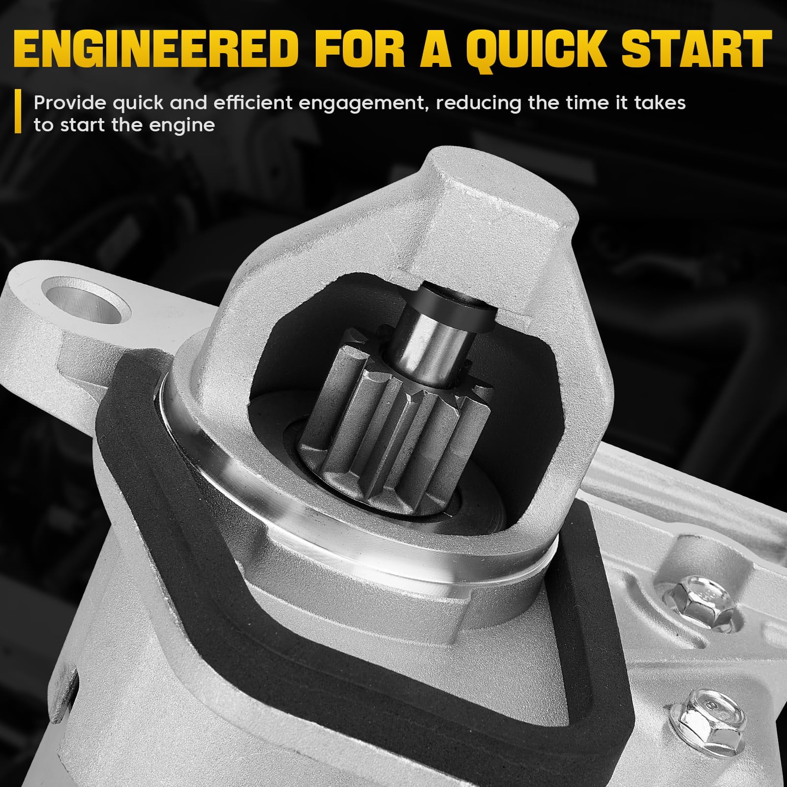 New Starter 17982 for Nissan Sentra Versa Cube 07-19 1.6L 1.8L 2.0L City Express 15-18 Replace # 19317693 23300EN20A