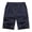 Dark Blue, variant on Men's Big and Tall Elastic Waist Shorts Loose with Pockets