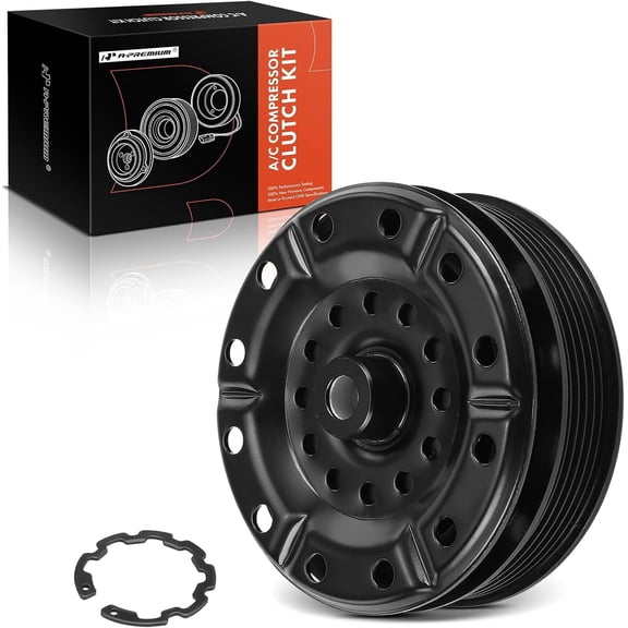 A-Premium Air Conditioner AC Compressor Pulley Compatible with Dodge Journey 2009-2020, Avenger 2008-2011 2013-2014 & Chrysler 200 2011-2014, Sebring 2007-2010, 2.0L 2.4L, with 6SEU16C Compressor
