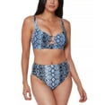 thumbnail image 3 of Bar III Womens Snake Removable Padding Bikini Swim top, 3 of 4