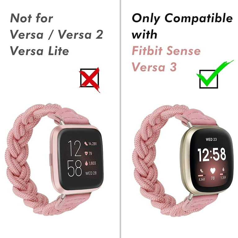 Nylon Strap For Fitbit Versa 4/ Sense 2 Band Replacement Loop