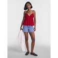 thumbnail image 2 of No Boundaries Pleated Babydoll Tank Top, Women’s XXS-XXL, 2 of 5