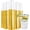 Gold Rimmed Cups, variant on 200 Pack 12 oz Silver Rimmed Clear Plastic Cups, Heavy-Duty Disposable Tumblers for Elegant Wedding, Party, and Event Use