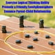thumbnail image 5 of Juego de ajedrez magnético navideño, juego de ajedrez magnético con piedras, juego de imán con cuerda, juegos de estrategia de rompecabezas para niños y adultos con 2 formas de jugar,1pc, 5 of 6