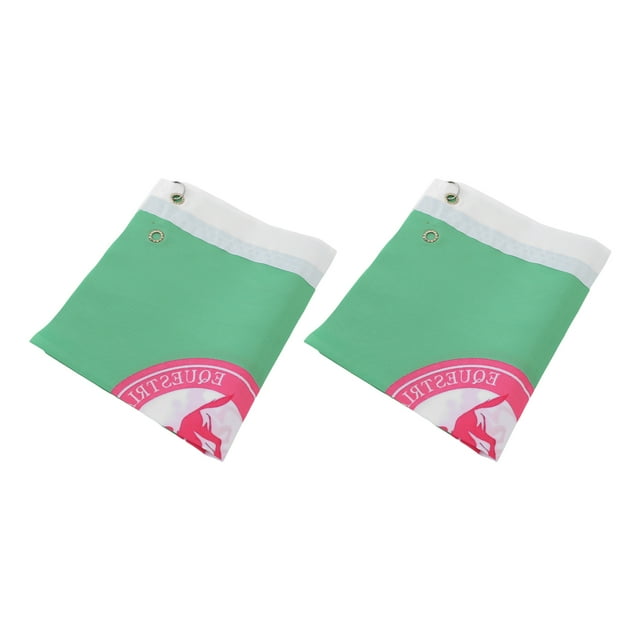 Equestrian Training Flag, Soft Wear Horse Riding Signal Flag Vibrant Eyes Catching Colors Equestrian Sports Flag For Outdoor Horse Riding 2pcs