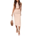 thumbnail image 1 of Conjunto de Verano de Dos Piezas PRETTYGARDEN Albaricoque Talla L, 1 of 8