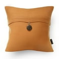 thumbnail image 5 of Phantoscope Farmhouse Button Series Outdoor Decorative Throw Pillow, 18" x 18", Orange, 2 Pack, 5 of 5