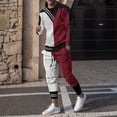 thumbnail image 2 of TAIAOJING Men's 2 Piece Pants Sets Outfits Tracksuit Sweatsuit Set Long Sleeve Suit For Fitness Jogging Casual Set, 2 of 8