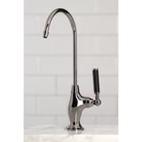 Kingston Brass Küchenwasserhahn Mit Luftspalt & Filter – Sofort Klares Trinkwasser, Mattschwarz