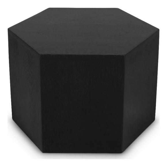 Meridian Furniture Eternal Table Basse en Bois de Chêne Noir, 1 Pce