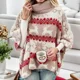 thumbnail image 4 of Nuevo Suéter Extragrande Navideño Para Mujer, Novedoso, Otoñ, 4 of 7