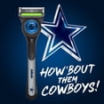 thumbnail image 2 of Gillette Labs Official Cowboys Licensed Razor for Men, 1 Handle, 4 Blade Refills, with Magnetic Stand, 2 of 11