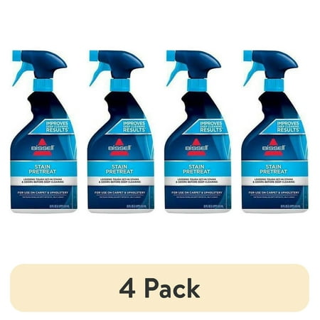 (4 pack) Pack of 2 Bissell Stain Pretreat Carpet and Upholstery Cleaner 22 oz Liquid