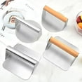 thumbnail image 3 of Meat Press Professional Non-stick Heavy Duty /Square Handheld Stainless Steel Burger Press Kitchen Tool, 3 of 8