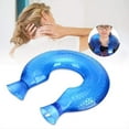 thumbnail image 5 of Sac d'Eau Chaude en Forme de U 1400ml Anti-Explosion pour Cou et Épaules (Bleu), 5 of 5