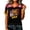 Black, variant on Domzest 2026 Soccer Cup Fan Jersey for Women Short Sleeve Country Football Shirt USA World Soccer Flag Printed & Soccer Graphic T Shirts Red M