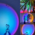 thumbnail image 5 of Luz ambiental para decoración de dormitorio, proyector de lámpara de puesta de sol con rotación de 360 grados, efectos de hora dorada para fotografía y fiesta, funcionamiento inalámbrico portátil, 5 of 5