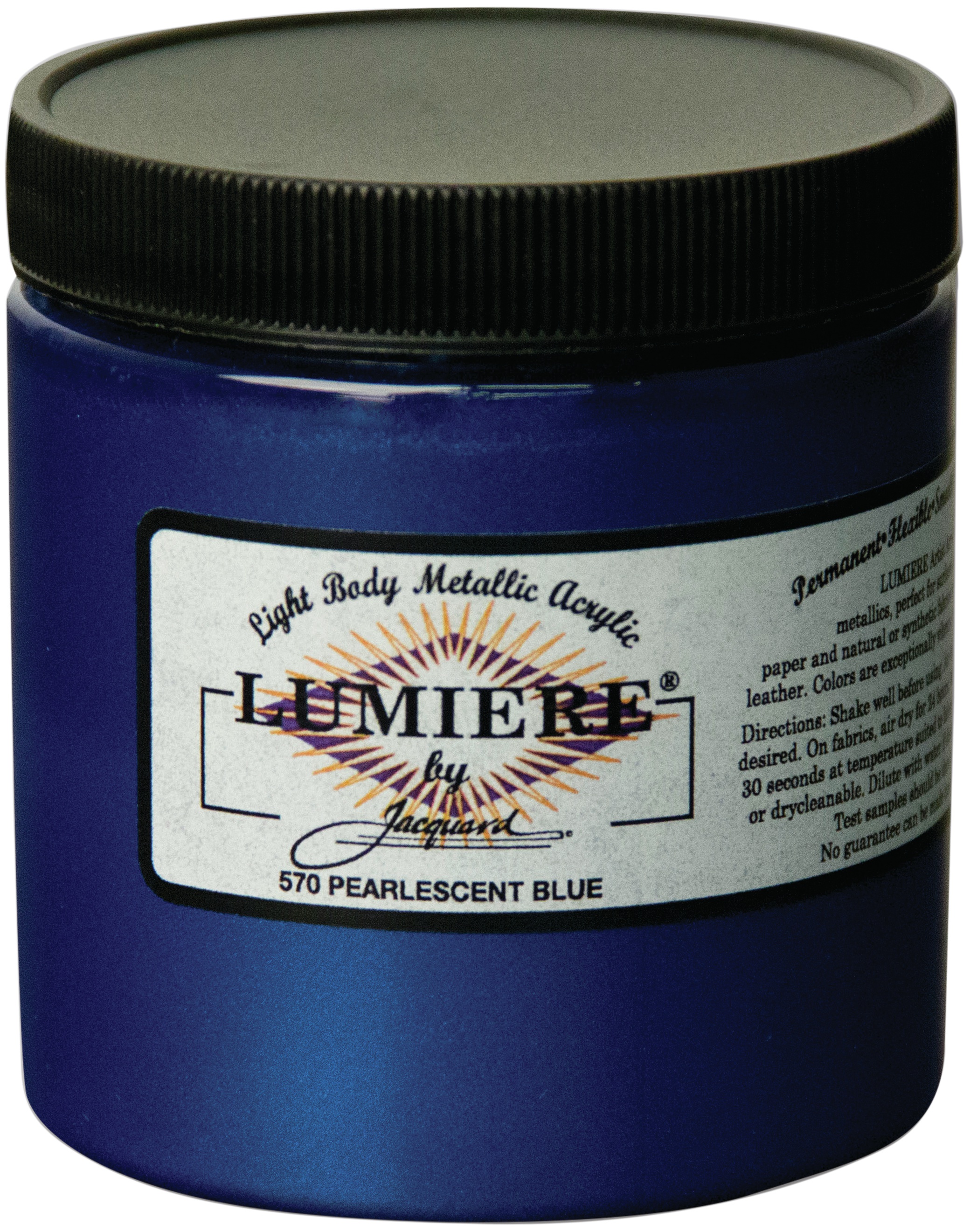 Jacquard Lumiere Metallic Acrylic Paint 8OzPearl Blue Walmart Canada