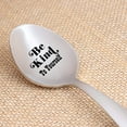 thumbnail image 3 of Engraved Spoon Gift - Positive Affirmation Inspirational Gift for Teen Boy Girl | Be Kind To Yourself | Birthday Christmas Gift for Son Daughter/Kids Spoon Gift | Stainless Steel Spoon Gift - 7 Inch, 3 of 5