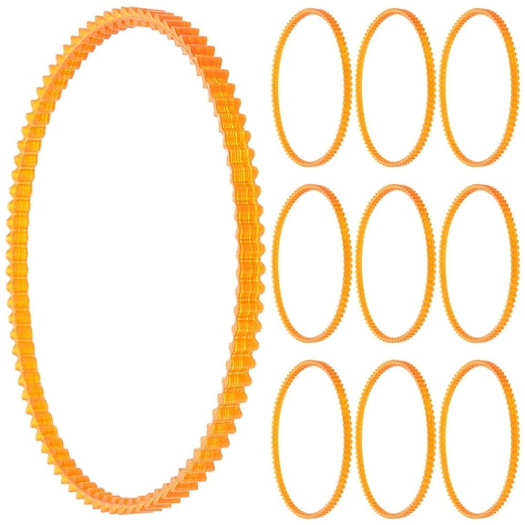 KONTONTY Sewing Machine Belts Cowhide Double Tooth 10Pcs 4.7In Compact Design