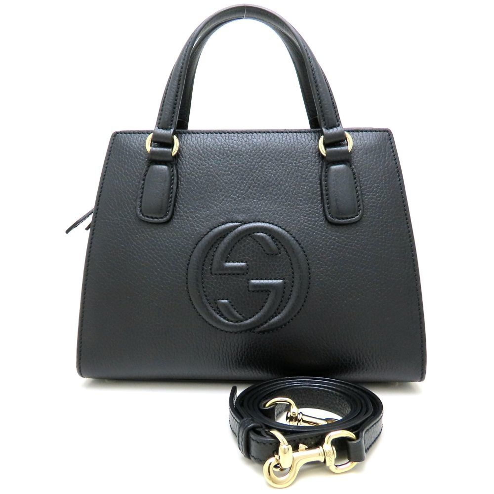 Gucci Soho Leather Tote Crossbody Bag Black 607722 - Walmart.com Gucci Soho Leather Tote Crossbody Bag Black 607722 - Walmart.com