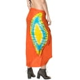 thumbnail image 3 of HAPPY BAY Women's Summer Beachwear Sarong Bikini Wraps Swim Cover up Skirt Wrap Bathing suit Swimwear Swimsuit Beach Coverups for Women One Size Geometric, Orange, 3 of 5