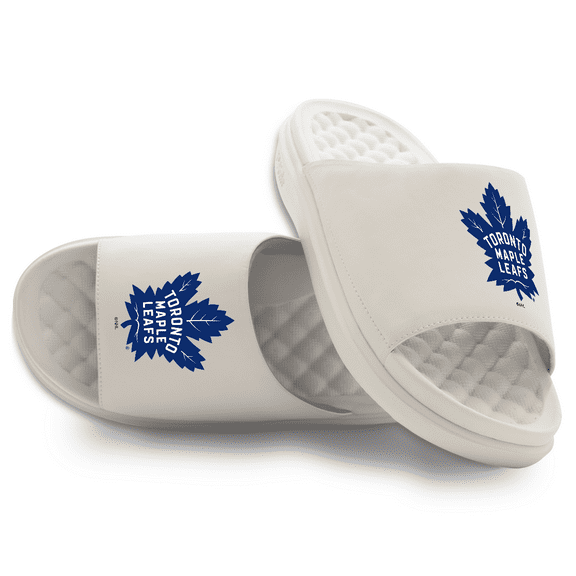 Unisex ISlide Cream Toronto Maple Leafs Primary Motive Slide Sandals