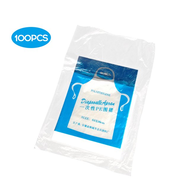 leyfeng Delantal Lastics multifunción antipolvo, impermeable, resistente al aceite y de un solo uso